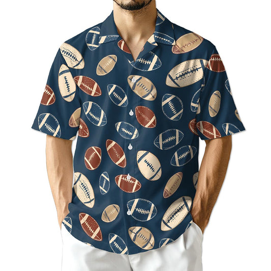 Netecom American Football Hawaiian Shirt for Men