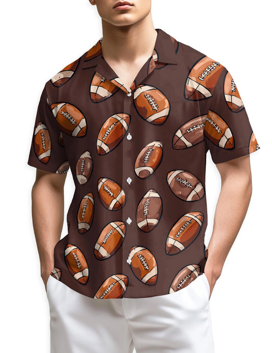 Netecom American Football Hawaiian Shirt for Men