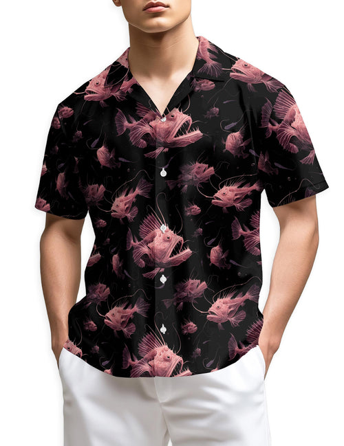 Netecom Anglerfish Hawaiian Shirt for Men