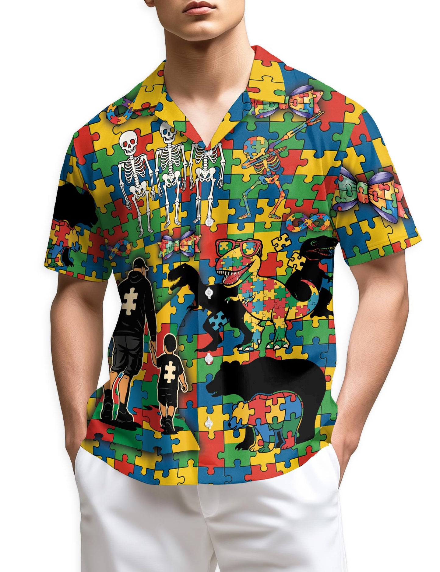 Netecom Autism Awareness Shirt for Men