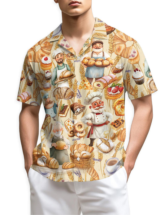 Netecom Bakery Hawaiian Shirt for Men