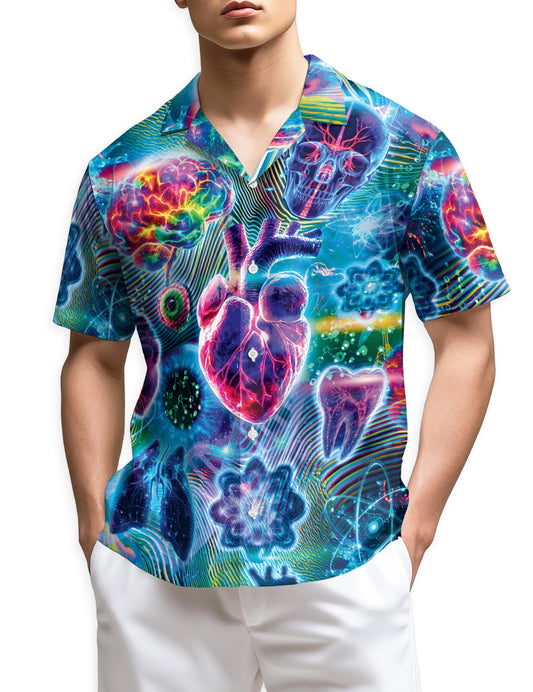Netecom Biology and Chemistry Hawaiian Shirt for Men