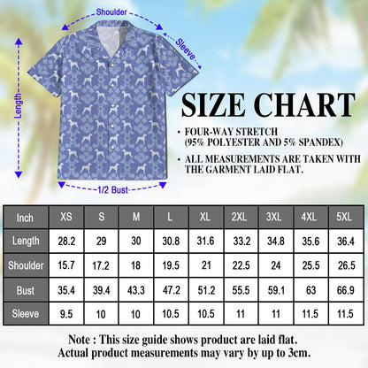 Netecom Boxer Dog Hawaiian Shirt for Men, Button Down Summer Beach Short Sleeve, Dog Lover Gifts, S-5XL