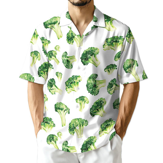 Netecom Broccoli Hawaiian Shirt for Men