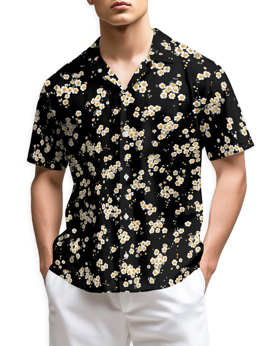 Netecom Cherry Blossom Hawaiian Shirt for Men