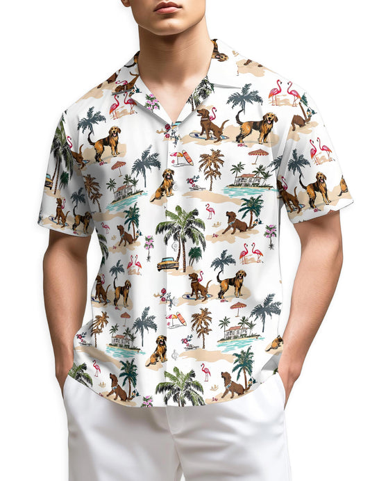 Netecom Chesapeake Bay Retriever Hawaiian Shirt for Men