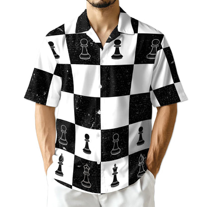 Netecom Chess Hawaiian Shirt for Men
