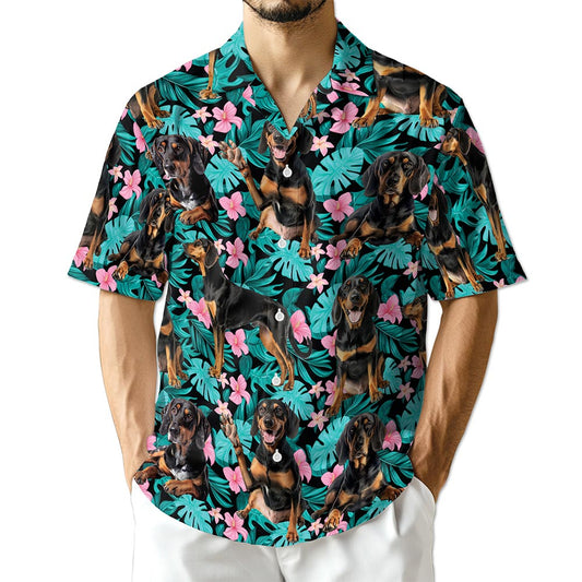 Netecom Coonhound Hawaiian Shirt for Men