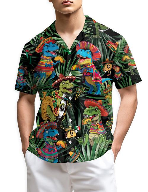 Netecom Dinosaurs Taco Hawaiian Shirt for Men