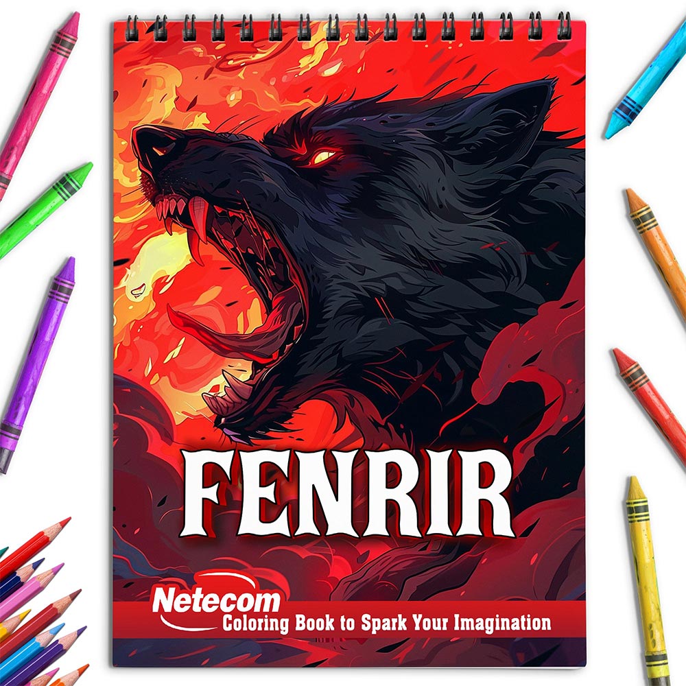Netecom Fenrir Coloring Book for Adults