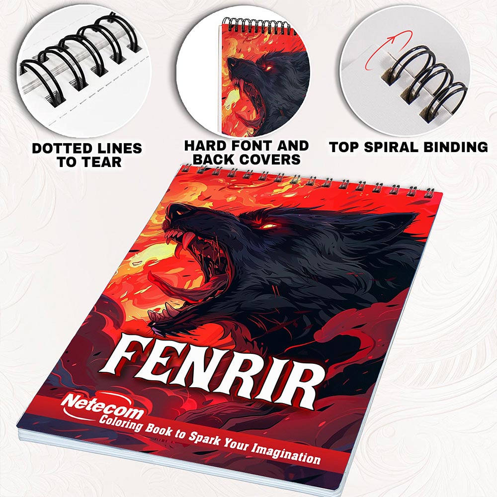 Netecom Fenrir Coloring Pages for Adults