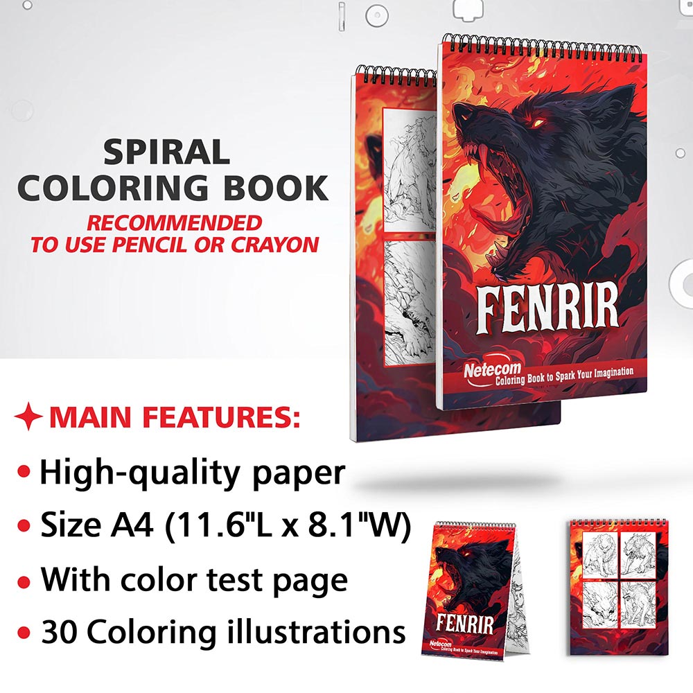 Netecom Fenrir Coloring Sheets for Adults
