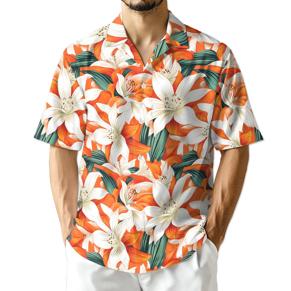 Netecom Floral Hawaiian Shirt for Men