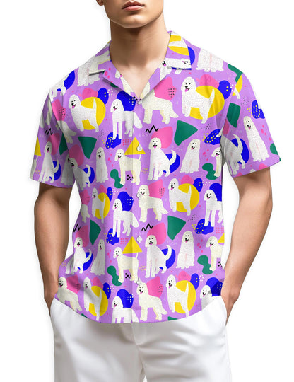 Netecom Goldendoodles Hawaiian Shirt for Men