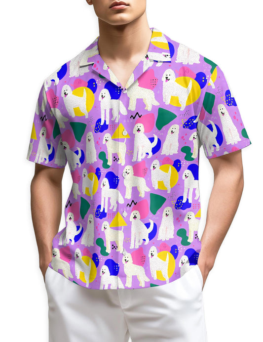 Netecom Goldendoodles Hawaiian Shirt for Men