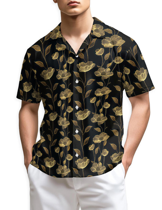 Netecom Hibiscus Hawaiian Shirt for Men