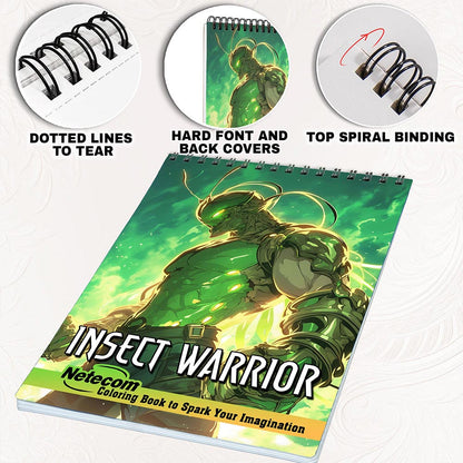 Netecom Insect Warrior Coloring Pages for Adults