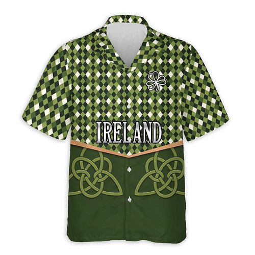 Netecom Ireland St Patrick's Day Hawaiian Shirt for Men