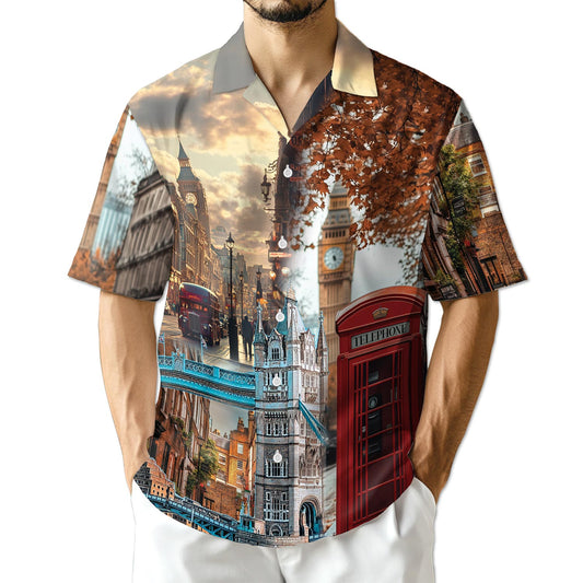 Netecom London Vintage Hawaiian Shirt for Men