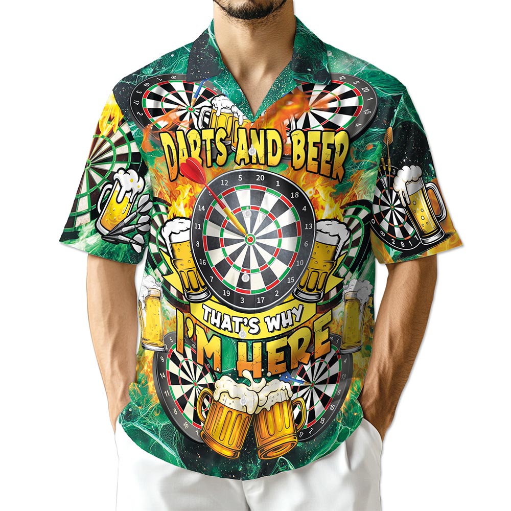 Netecom My Drinking Team Has A Darts Problem Hawaiian Shirt for Men