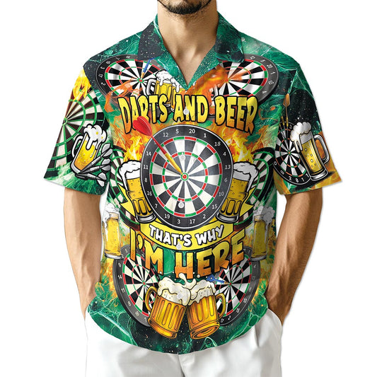 Netecom My Drinking Team Has A Darts Problem Hawaiian Shirt for Men