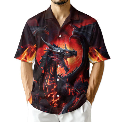 Netecom Mythical Dragon Hawaiian Shirt for Men