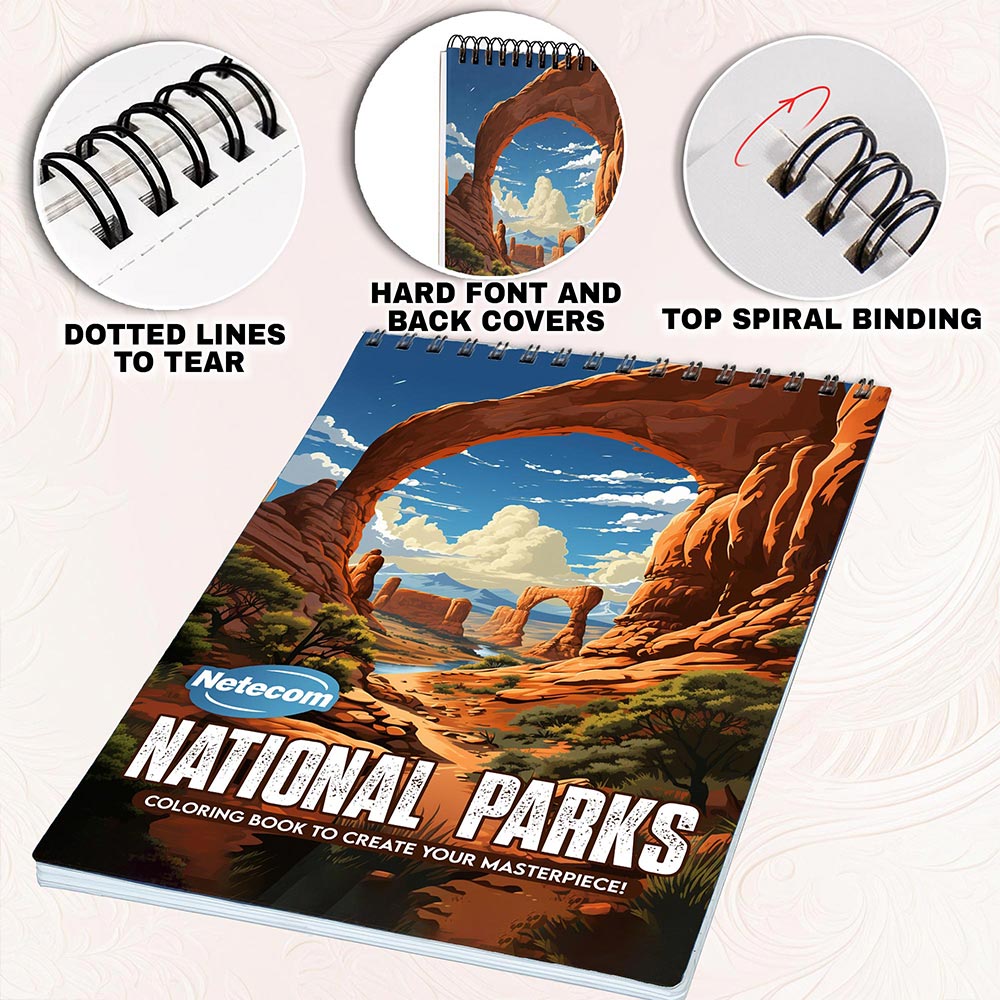 Netecom National Parks Coloring Pages for Adults