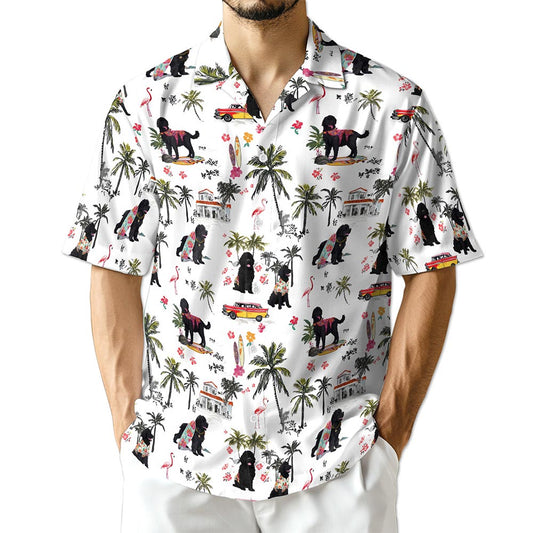 Netecom Newfoundland Beach Hawaiian Shirt for Men
