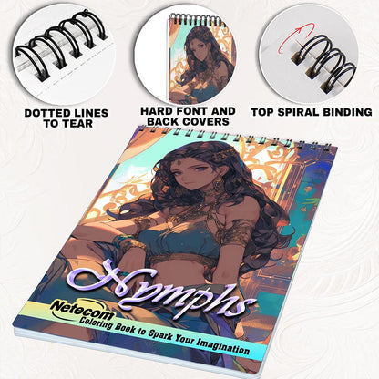 Netecom Nymph Coloring Pages for Adults