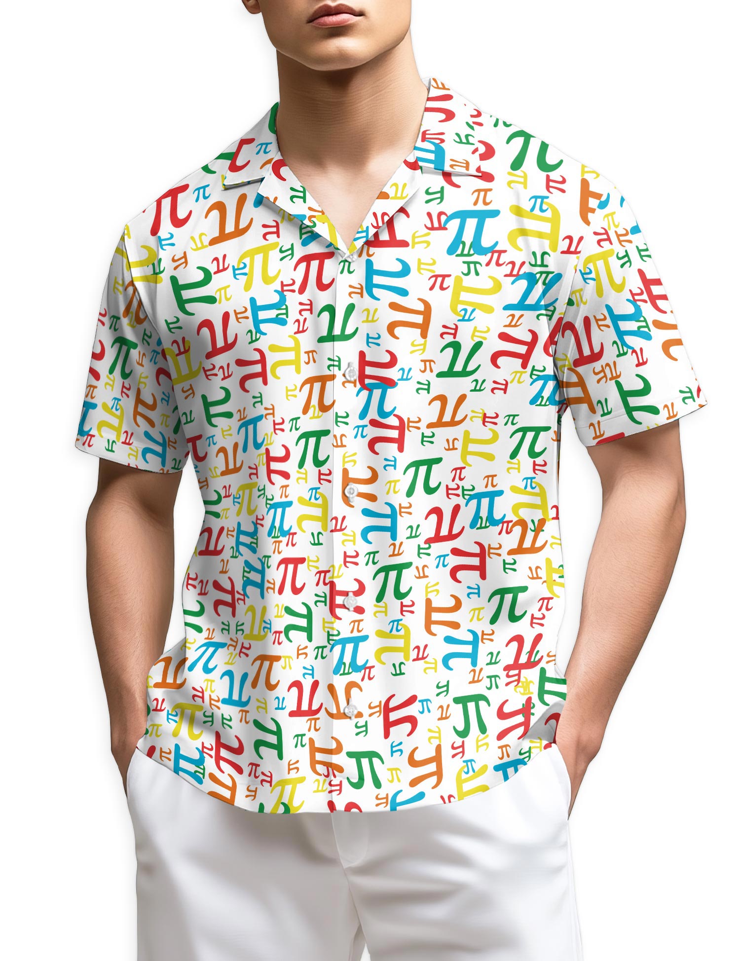 Netecom Pi Math Hawaiian Shirt for Men