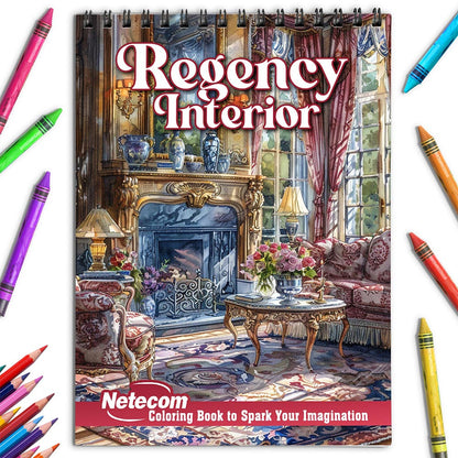 Netecom Regency Interior Coloring Book for Adults