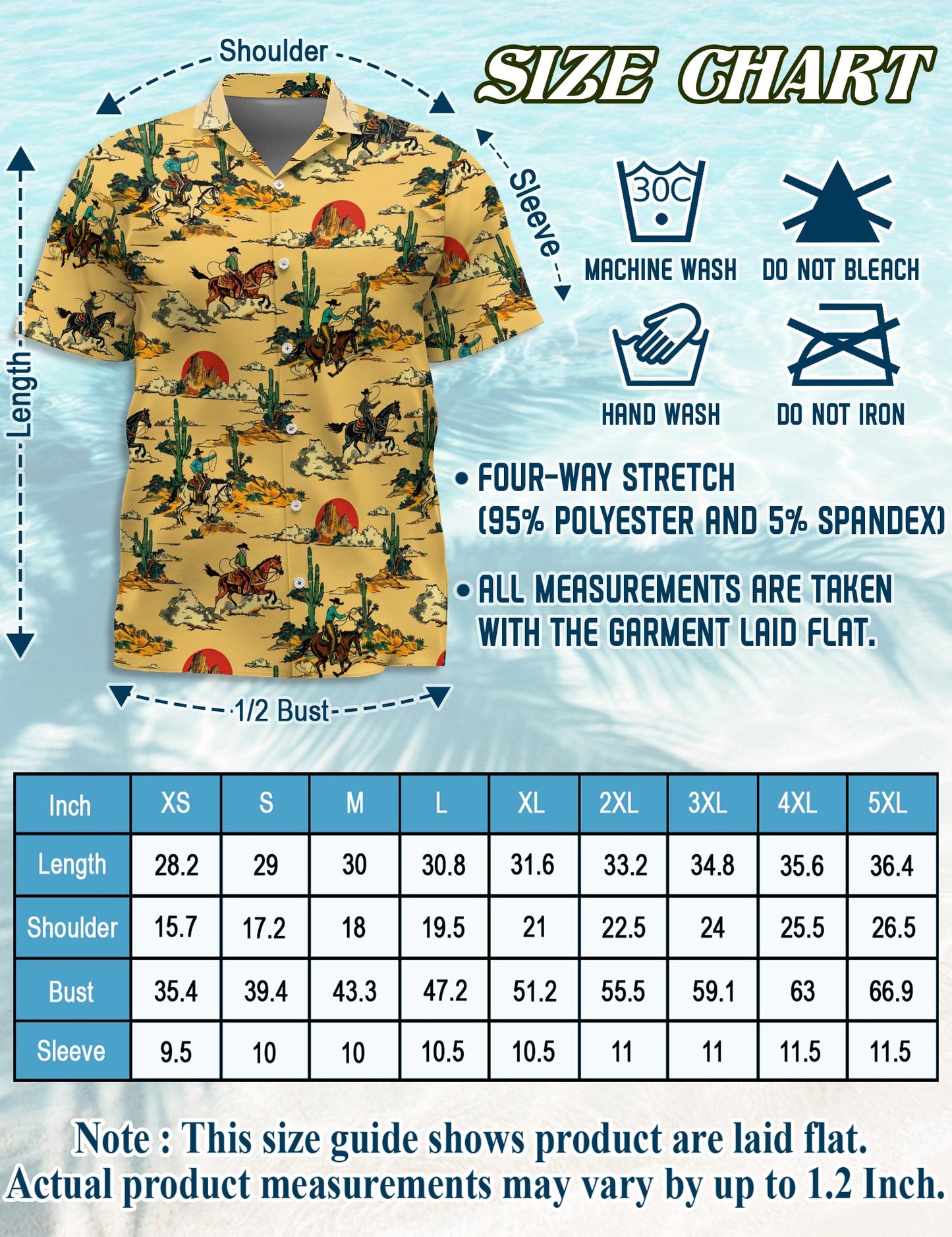 Netecom Retro Horse Cowboy Hawaiian Shirt for Men, Western Country Riding Button Down Summer Beach Short Sleeve Shirts, S-5XL