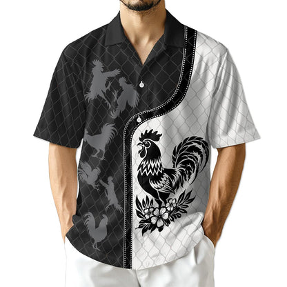 Netecom Rooster Hawaiian Shirt for Men