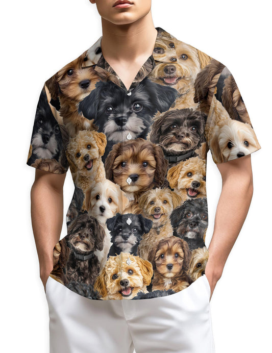 Netecom Schnoodle Hawaiian Shirt for Men
