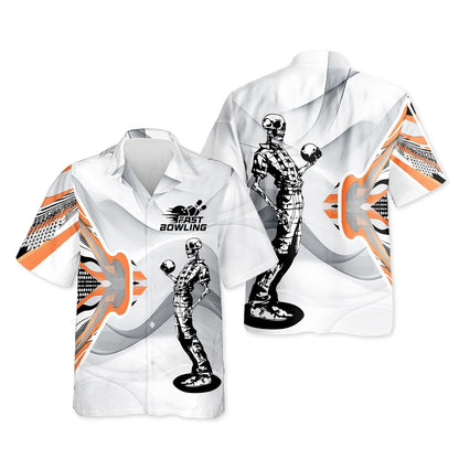 Netecom Skeleton Bowling Hawaiian Shirt for Men