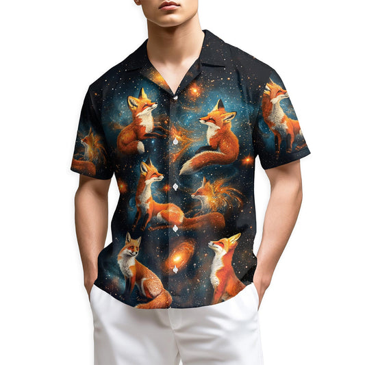 Netecom The Fox In The Starlight Edition Hawaiian Shirt for Men