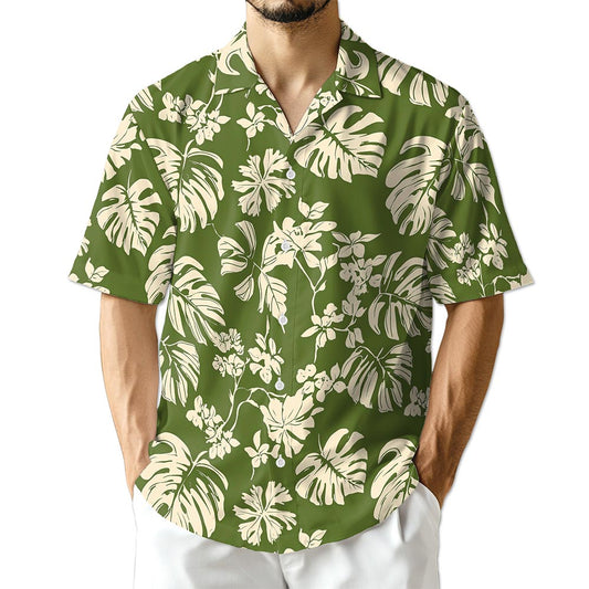 Netecom Tiare Garden Hawaiian Shirt for Men
