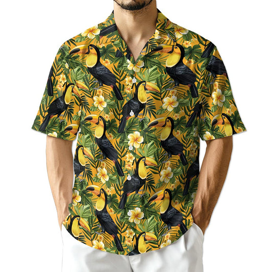 Netecom Toucan Hawaiian Shirt for Men