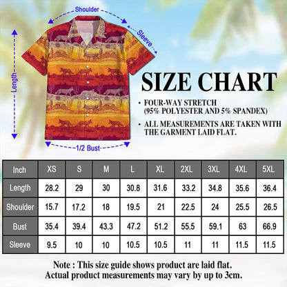 Netecom Tropical Coyotes Hawaiian Shirt for Men, Dog Lover Gifts, Wildlife Summer Beach Button Down Short Sleeve Shirts, S-5XL