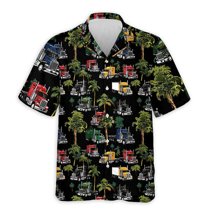 Netecom Tropical Truck Hawaiian Shirt for Men