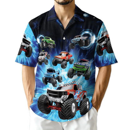 Netecom Truck Lovers Hawaiian Shirt for Men