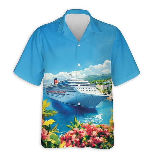 Netecom US Cruise Ship Hawaiian Shirt for Men