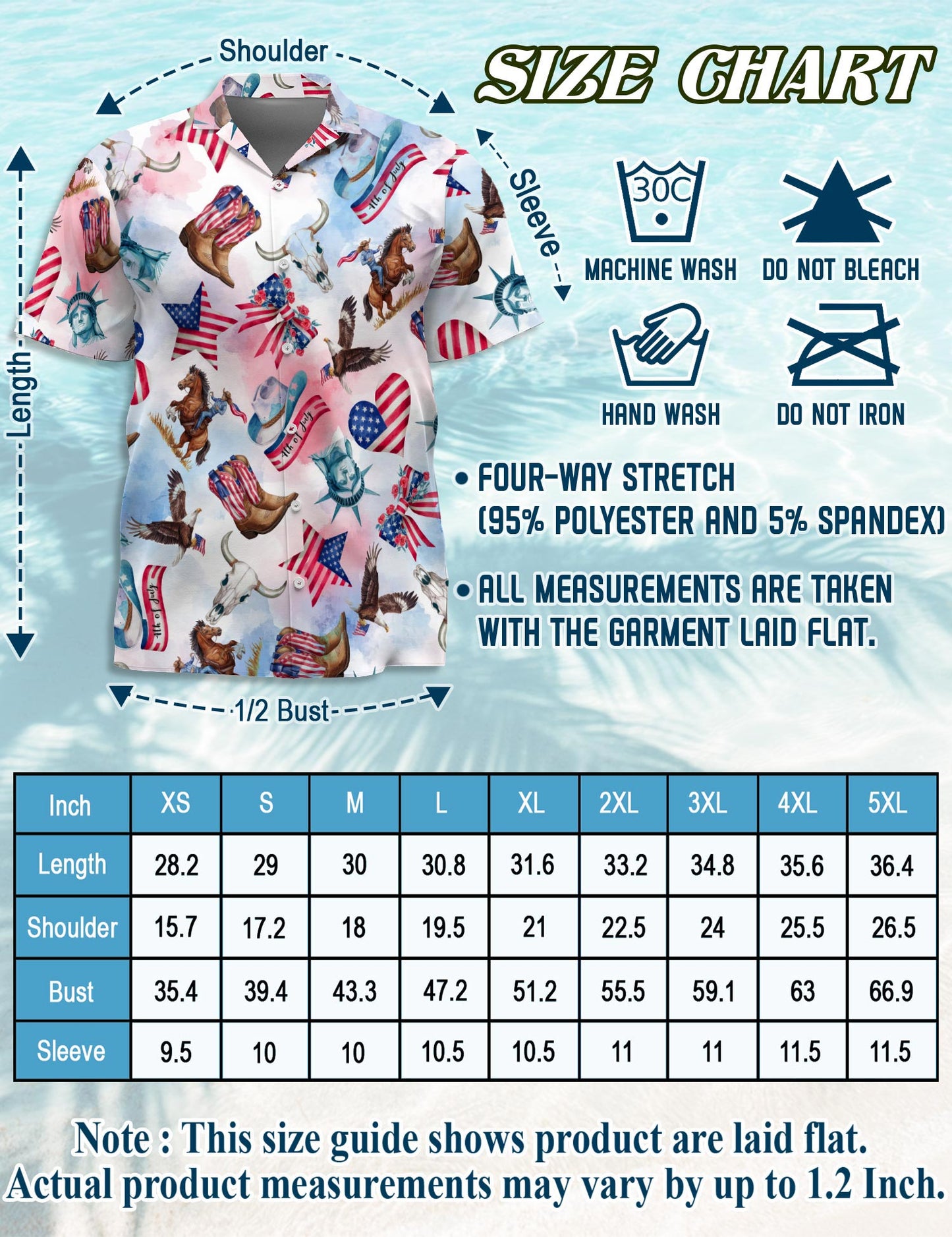 Netecom USA Horse Racing Pattern Hawaiian Shirt for Men, Button Down Summer Beach Short Sleeve, S-5XL