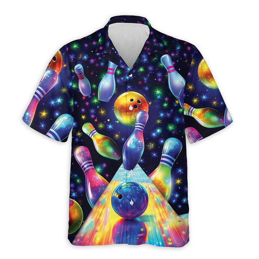 Netecom Unique Beach Bowling Hawaiian Shirt for Men