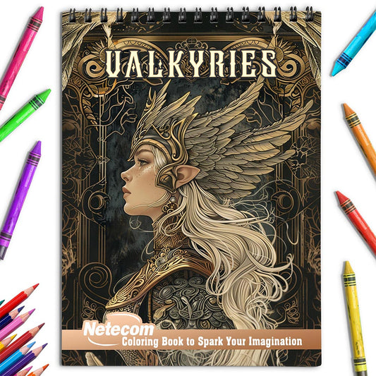 Netecom Valkyries Coloring Book for Adults