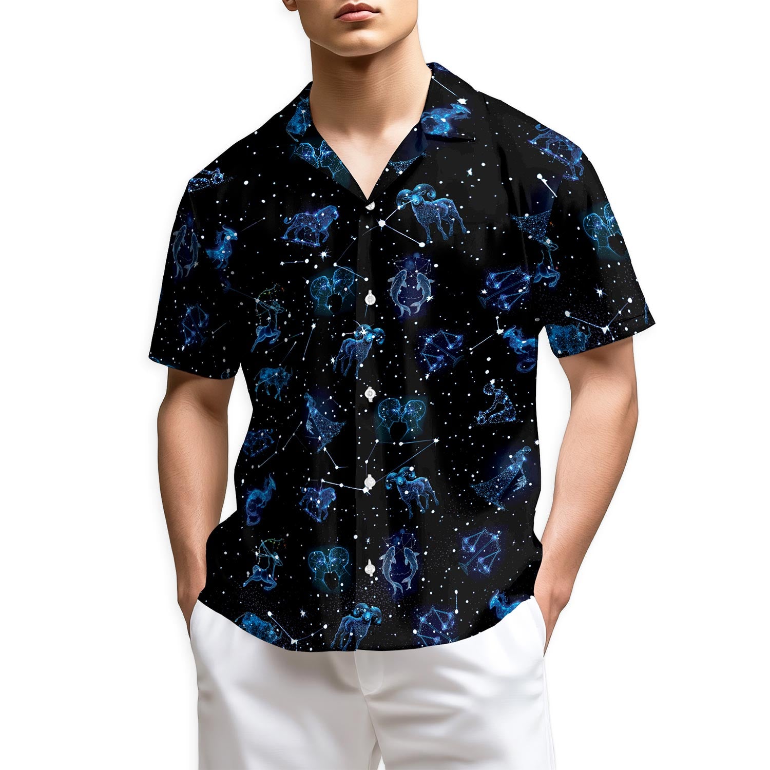 Netecom Zodiac Hawaiian Shirt for Men