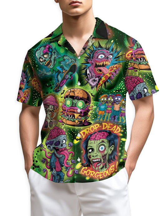 Netecom Zombie Hawaiian Shirt for Men