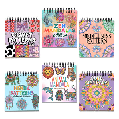 Pattern Mini Coloring Book for Adult