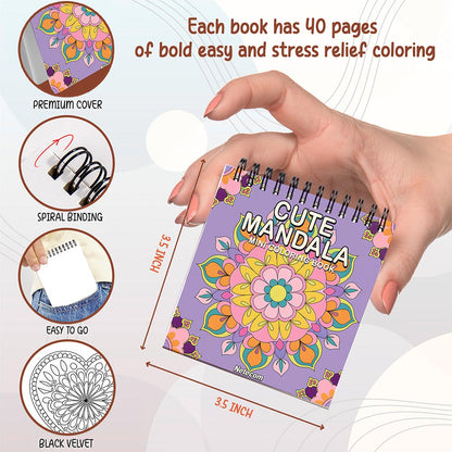 Pattern Mini Coloring Pages for Adult
