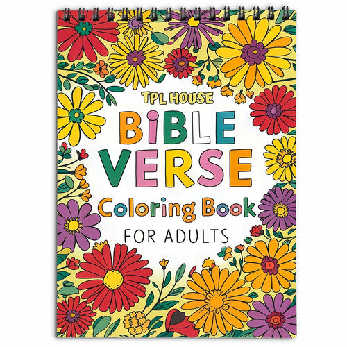 TPLHOUSE Bible Verse Coloring Book for Adults